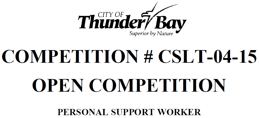 City_of_Thunder_Bay_PSW_Jobs