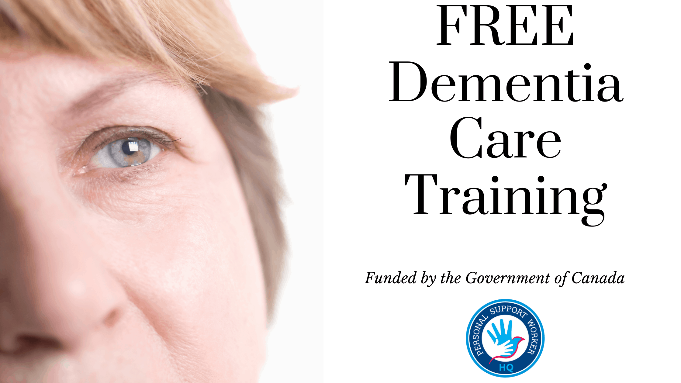 Free dementia care training funded by the Government of Canada